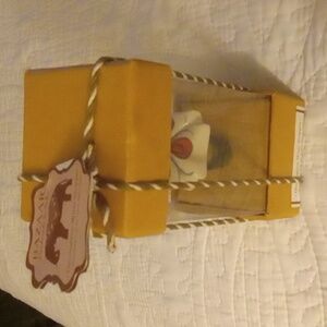 Wine cork wine stopper handmaid handmaid hand painted flower India NEW